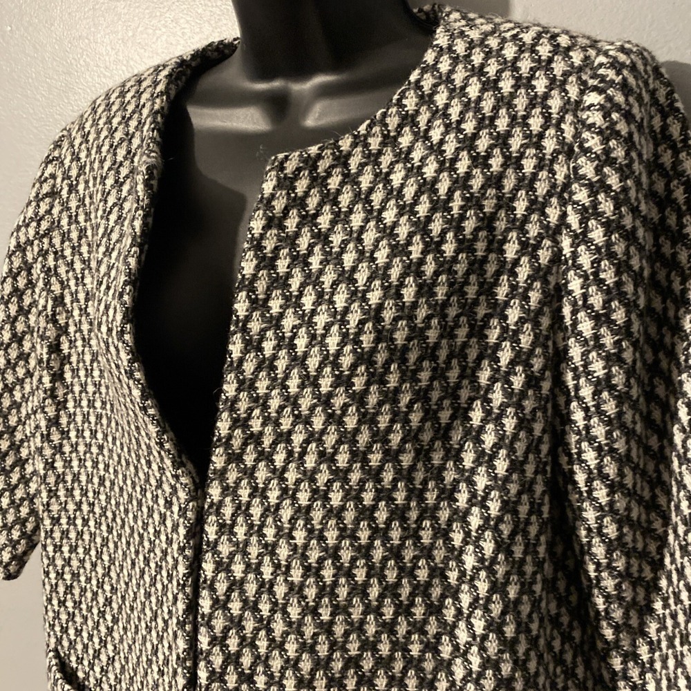 Norm Thomson Womens Wool Blazer Jacket Hidden Hook & Eye Closure NWT - Picture 6 of 7